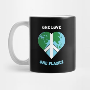 One love, one planet Mug